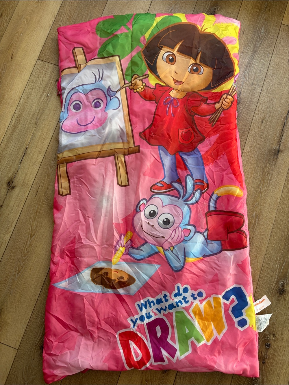 Dora The Explorer Sleeping Bag Throw Blanket Comforter Viacom FLAW